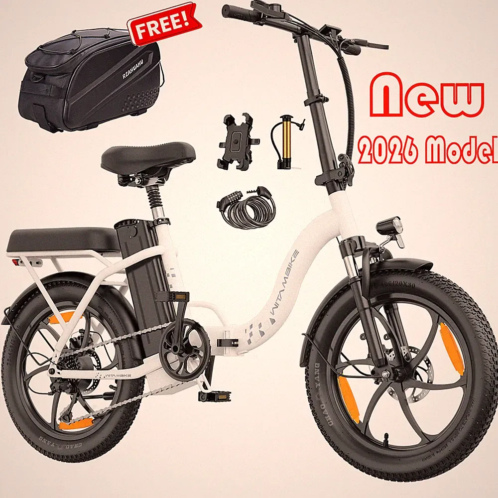 250W Elektrofahrrad 48V 16Ah Klapprad E-bike 20 Zoll Coummuter City E-bike 120km