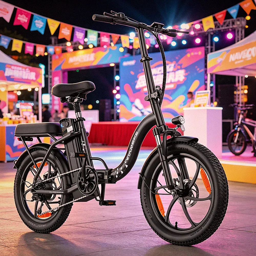250W Klappbarer City bike WITAMBIKE C16 Elektrofahrrad 48V 16Ah Coummuter E-bike