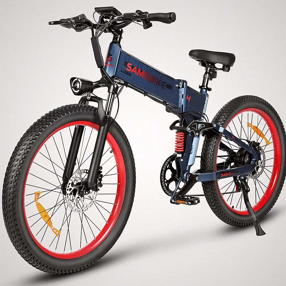 26" Elektrofahrrad 1000W 48V 15Ah Klapprad E-Bike Pedelec Shimano 7-Gänge