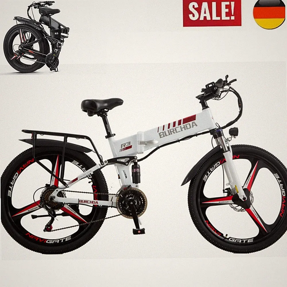 26 Zoll Elektrofahrrad Klapprad E-Bike 614WH Pedelec Cityräder 48V E Moped bike
