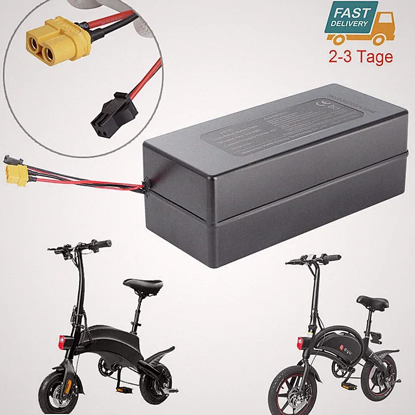 36V 10Ah E-Bike-Akku Li-Ion Klappfahrrad eingebautes Elektrofahrrad Batterie DYU