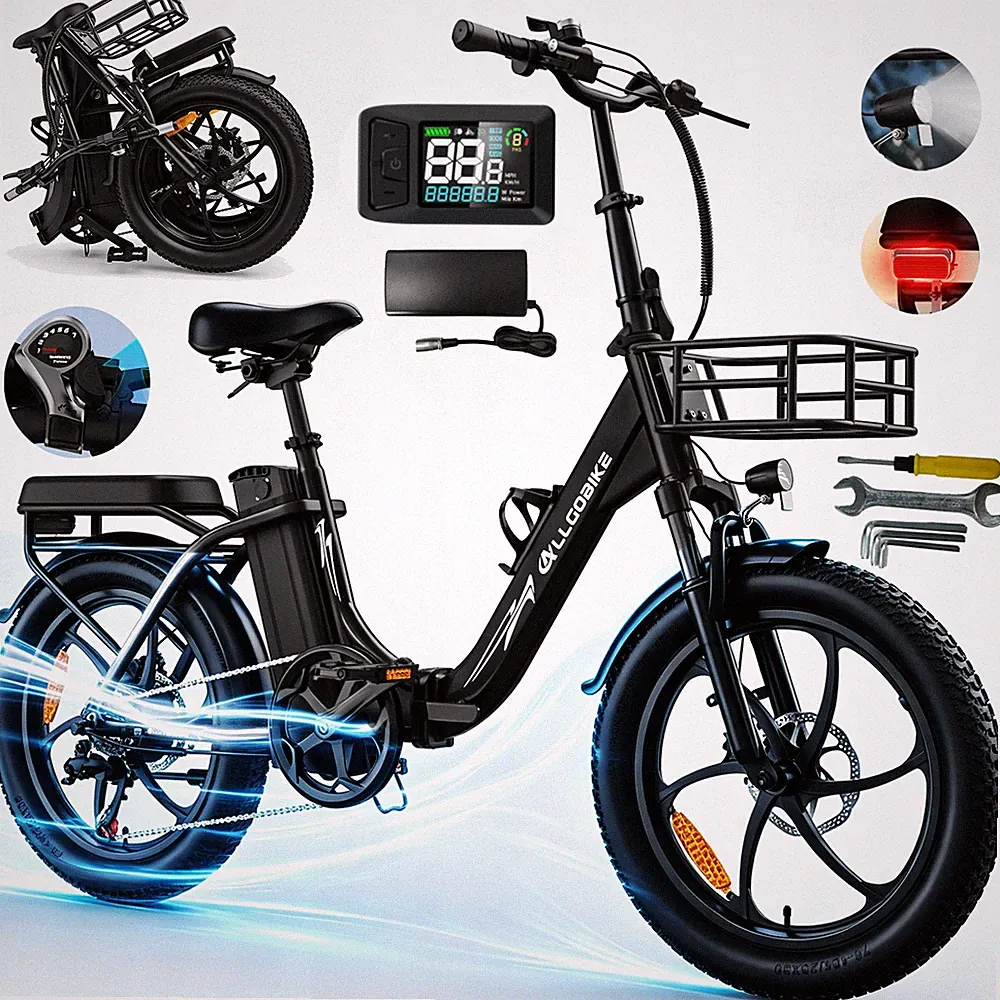 ALLGOBIKE AC20 250W Elektrofahrrad 48V 20AH 20 Zoll Klapprad City E-Bike 150KM