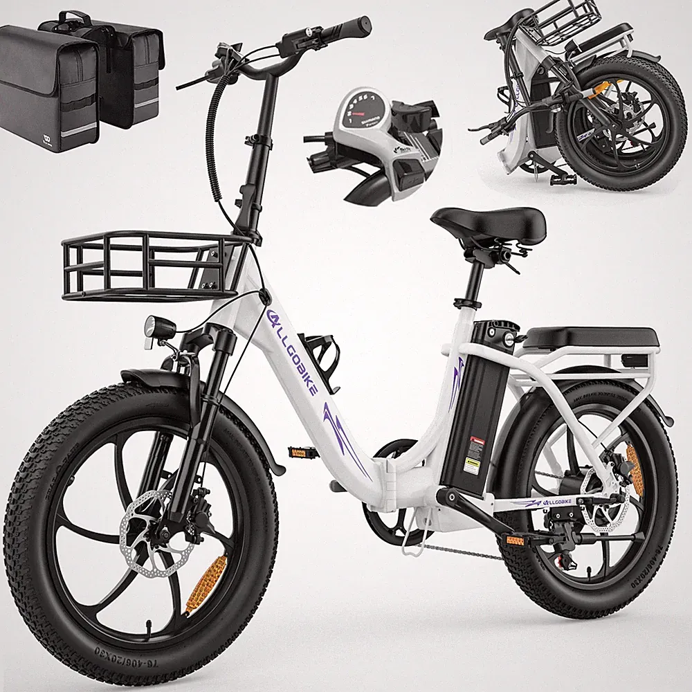 ALLGOBIKE AC20 Klapprad Elektrofahrrad 48V 20AH 20Zoll City E-Bike Coummute Bike
