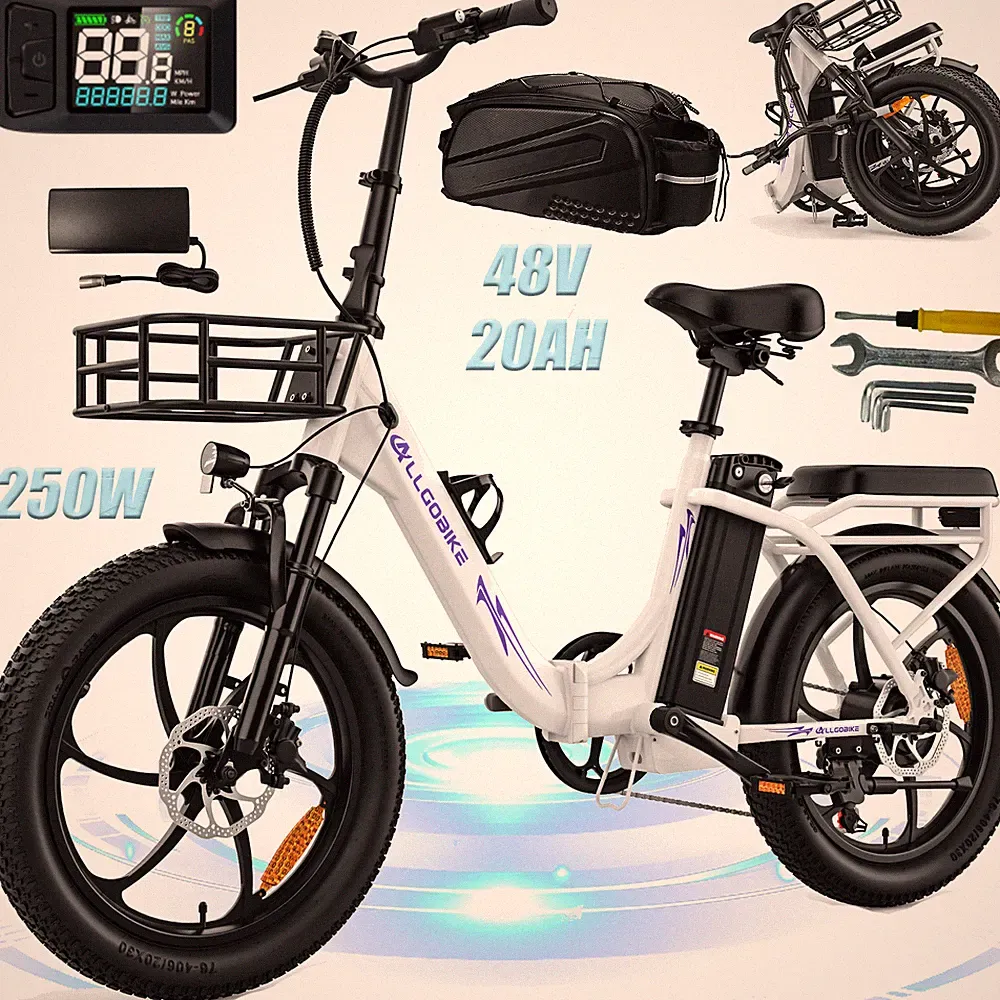 ALLGOBIKE Elektrofahrrad 48V 20AH 20Zoll Klapprad City E-Bike Coummute Bike AC20