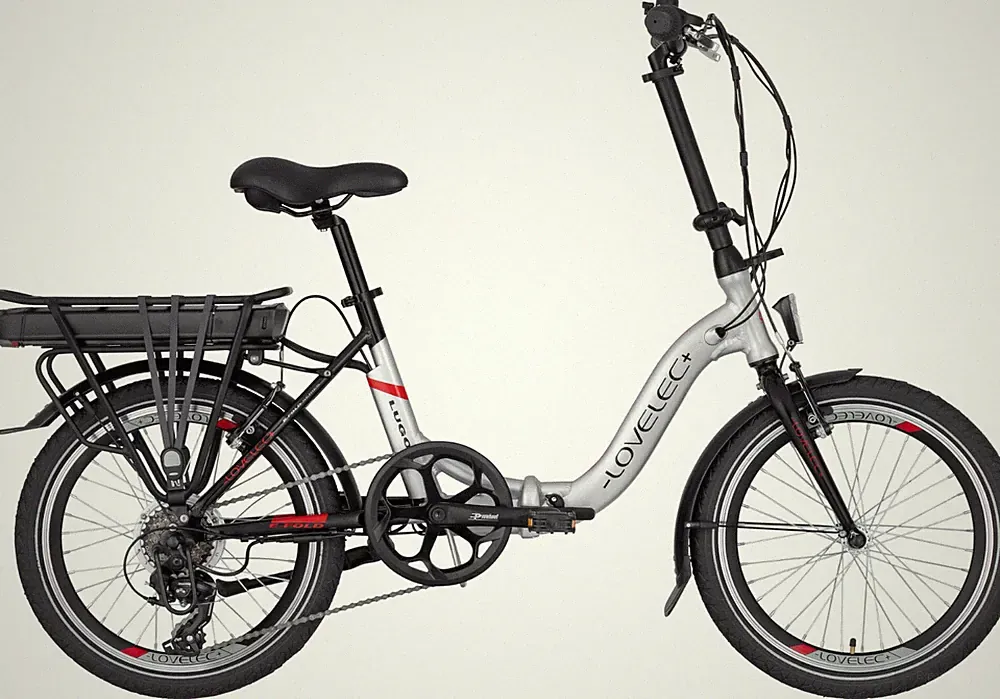 B-Ware LOVELEC Lugo Klapp E-Bike 10Ah Akku Klappfahrrad Klapprad Campingrad