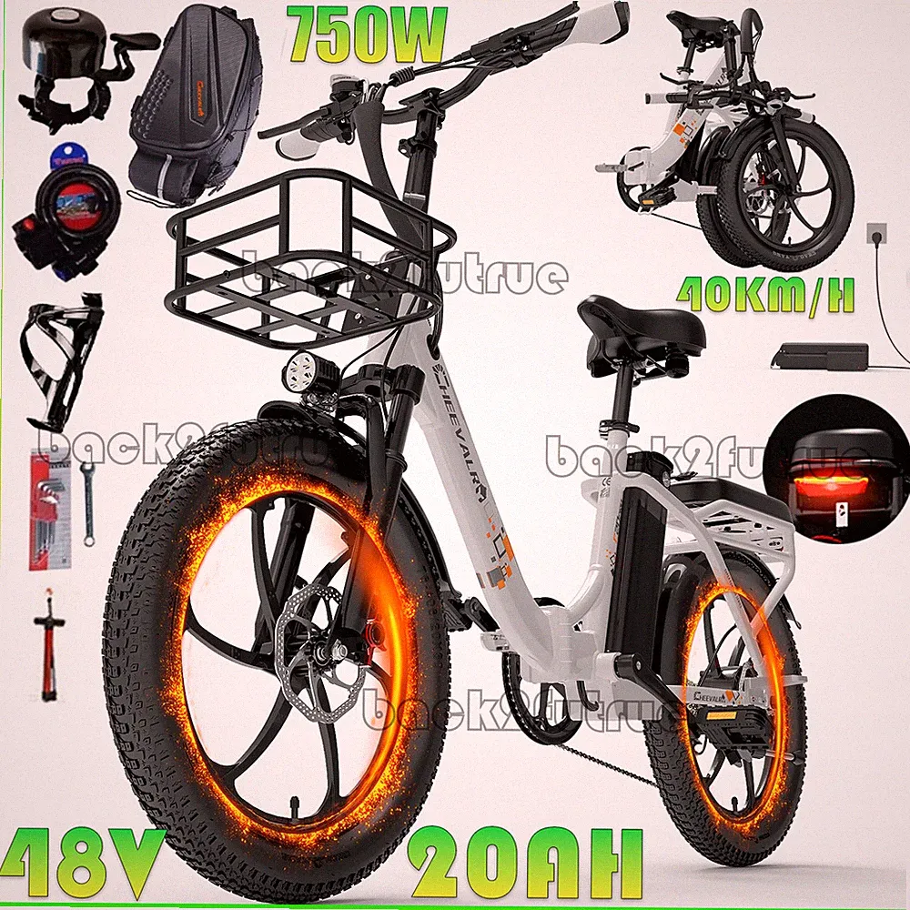 C20 PRO E-Bike Klapprad 20" 48V 20Ah Akku 180km Reichweite 7-Gang Pedelec 40km/h