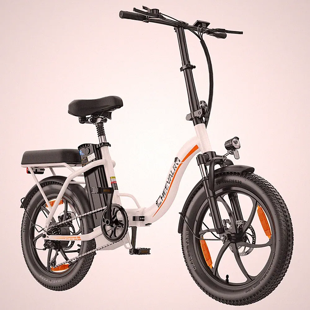 Cheevalry 20Zoll 48V 16A Elektrofahrrad Klapprad 250W City Cargo E-Bike 120KM EU