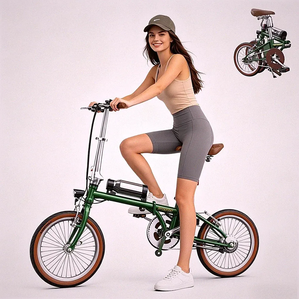 City E-Bike 16Zoll Elektrofahrrad 250W Pedelec 5.2Ah Klapprad Cityräder 25km/h