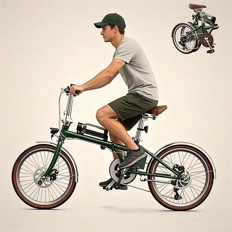 City E-Bike 20'' Elektrofahrrad 250W Pedelec 5.2Ah Klapprad Shimano 7-Gänge