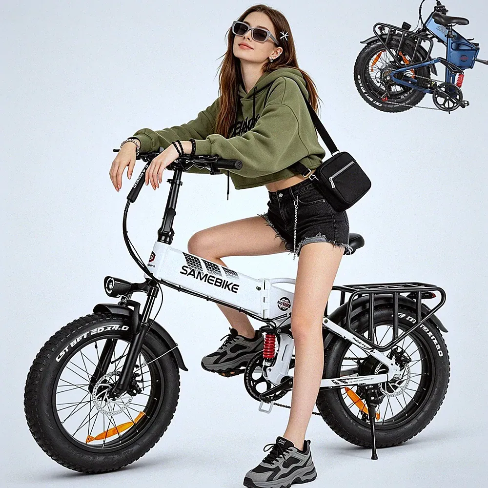 City E-Bike 20'' Elektrofahrrad MTB E-Bike 48V/15AH Pedelec Cityräder 7-Gänge