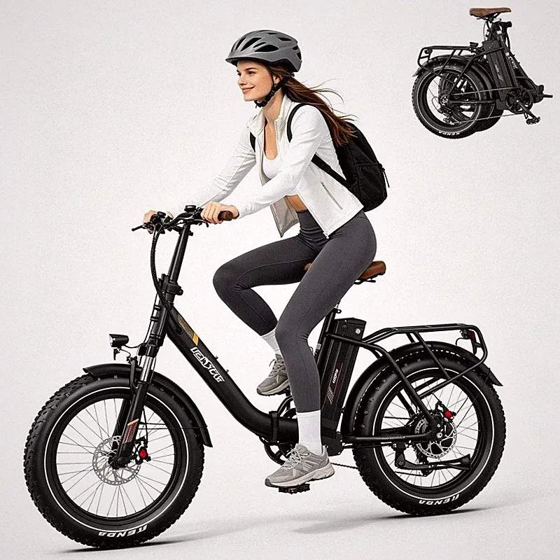 City E-Bike 48V 18Ah Elektrofahrrad 500W Klapprad 20'' E-Mountainbike 7 -Gänge