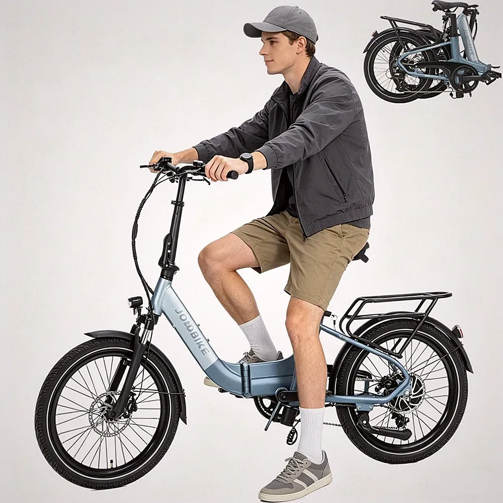 City E-Bike Klapprad 20 Zoll 360W, 100km, Elektrofahrrad 10Ah Pedelec 7-Gänge