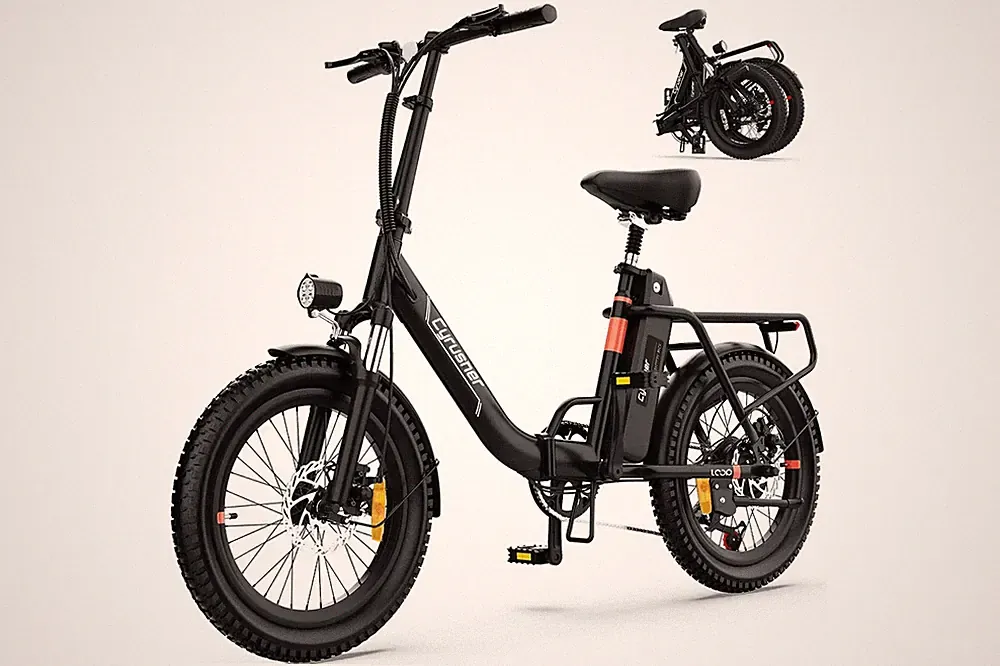 Cyrusher 20" Elektrofahrrad 48V10.4AH Kompaktes Klapp-E-Bike für Pendler Loop2.0