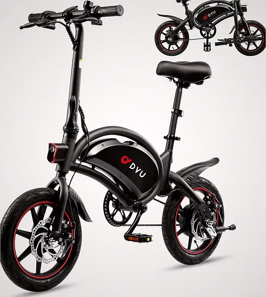 DYU D3F 14" Faltbares Elektrofahrrad 250W 36V 10Ah E-Bike E-City Bike 25km/h UK