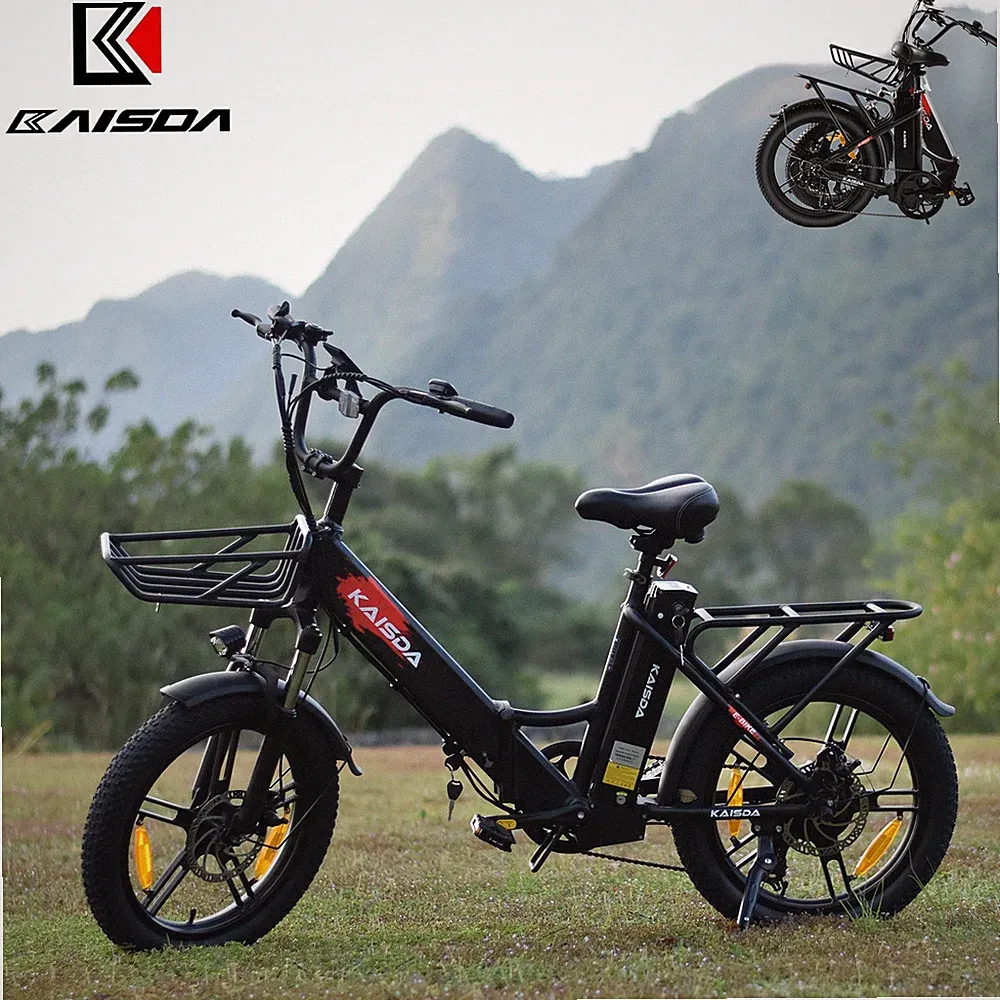 E Bike 20 Zoll 3.0 Fatbike 20.8AH Klapprad Elektrofahrrad Shimano 7 Gang Schwarz