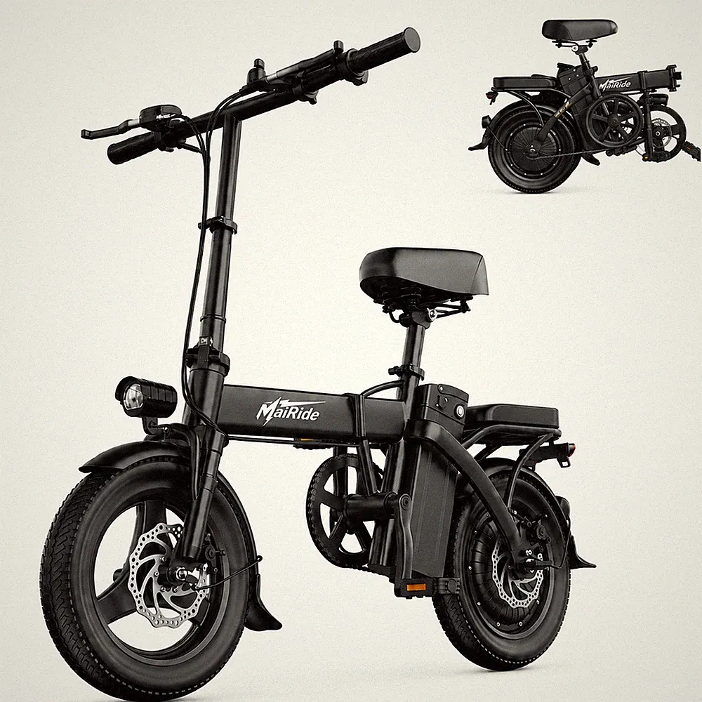 E Bike Klapprad,14 Zoll Elektrofahrrad 15Ah Akku,250W Elektrofahrräder MAX 50 km