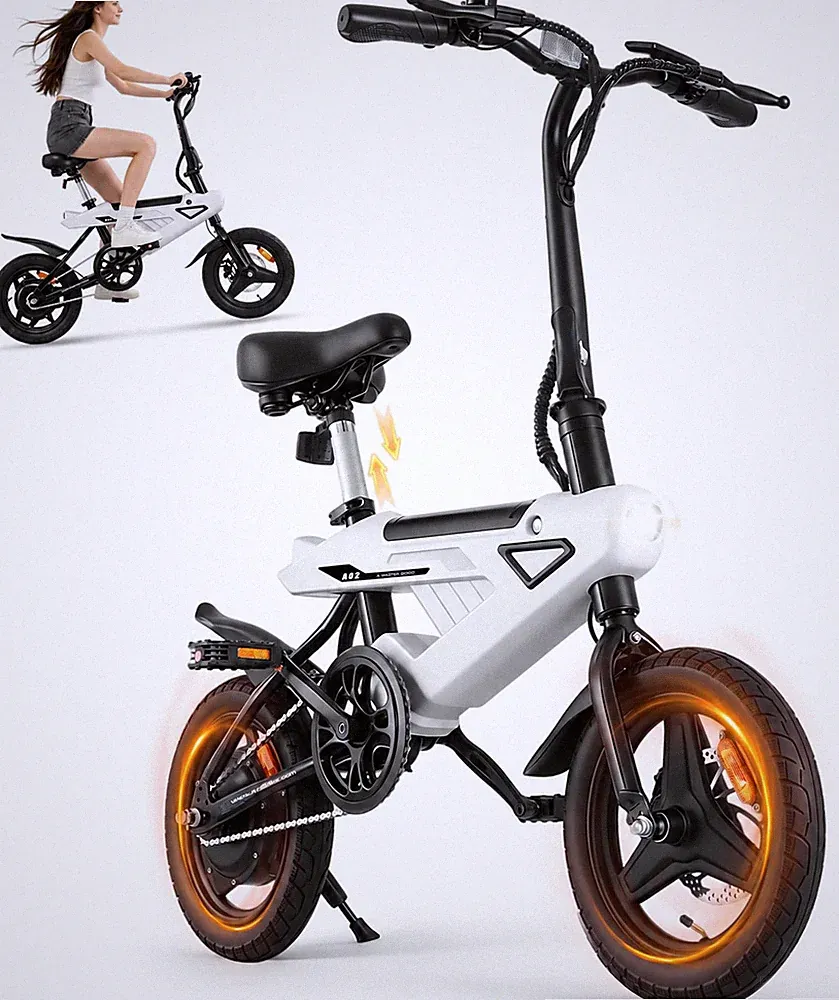 E-Bike Klapprad 14x2.13'' Elektrofahrrad 36 V 6,4 Ah 20km Reichweite LCD 20km/h