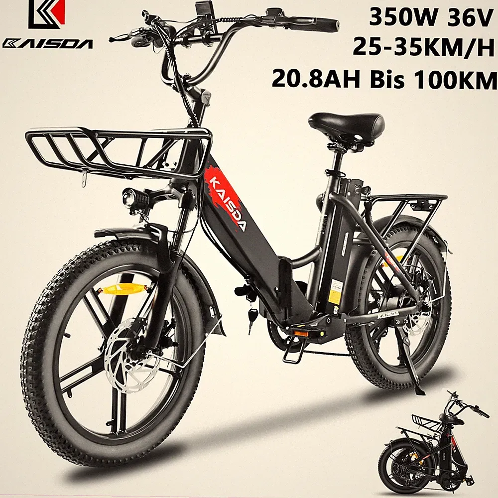 E-Bike Klapprad 20 Zoll 20.8AH Akku Elektrofahrrad für Senioren & Damen /Herren