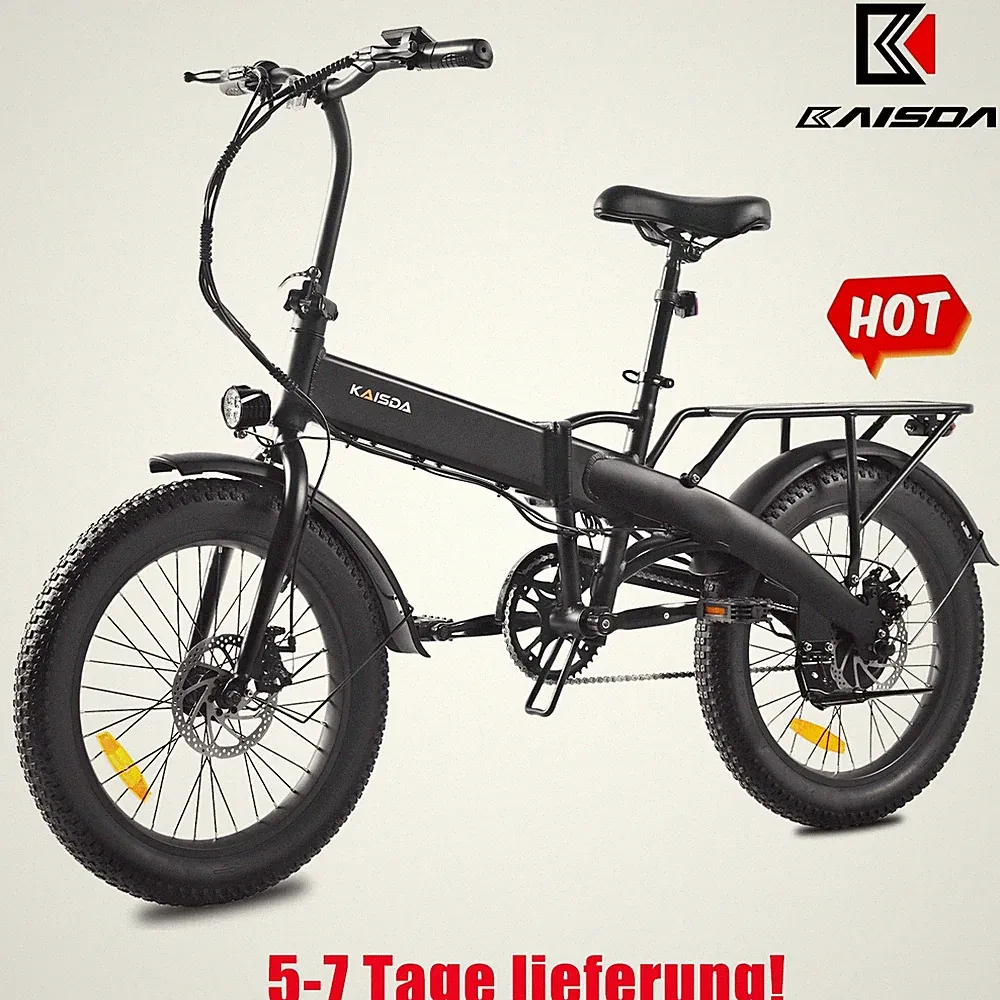 E Bike Klapprad 20 Zoll 350W Elektrofahrrad 36V 10.4AH E-Fahrrad Stadt Pedelec
