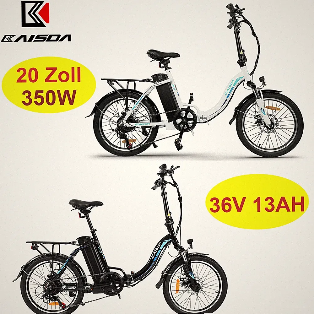 E-Bike Klapprad 20 Zoll 36V leichtes Elektrofahrrad für Senioren & Damen /Herren