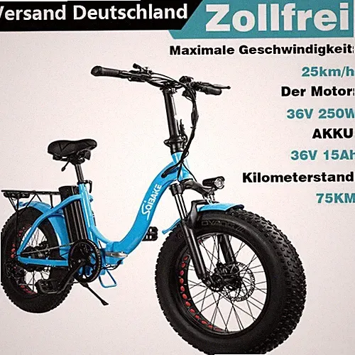 e-bike klapprad 20 zoll