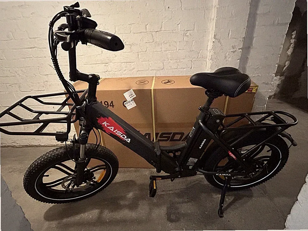 E-Bike Klapprad 20 Zoll Elektrofahrrad 20.8Ah Dual-Akku Electric Bike Fatbike