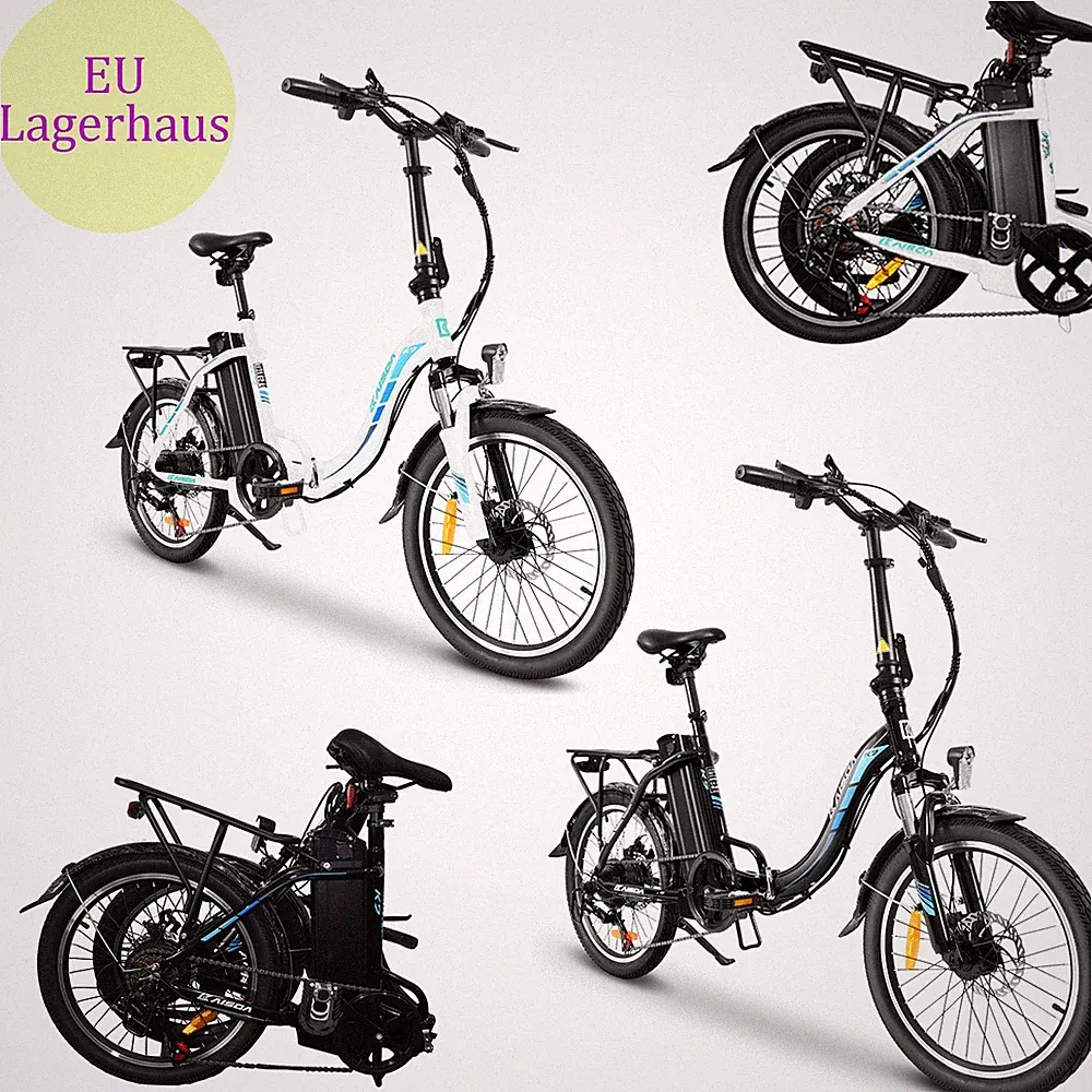 E-Bike Klapprad 20 Zoll Elektrofahrrad 36V 13Ah E-fahrrad Citybike Damen &Herren
