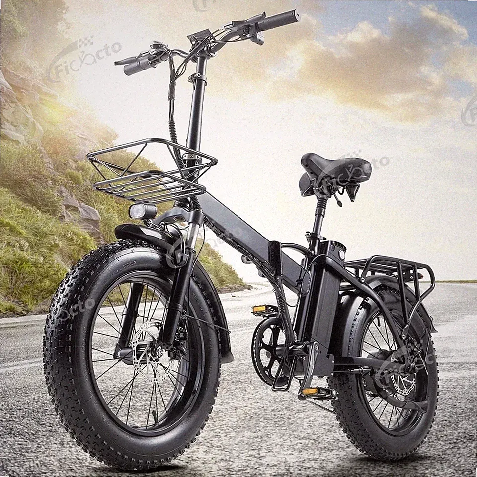 E-bike Klapprad 20 Zoll Elektrofahrrad 5OOVV 48V 18Ah Pedelec E-Citybike 7 Gänge