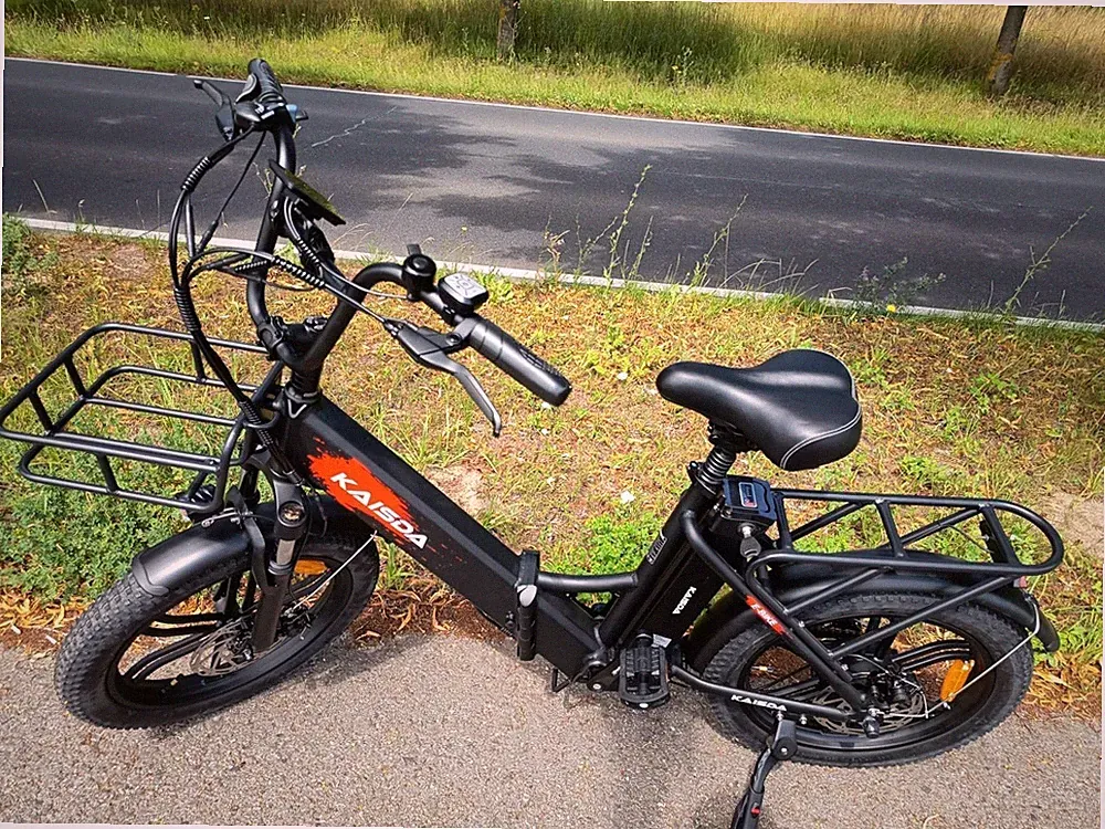 E-Bike Klapprad 20 Zoll Elektrofahrrad Mountainbike E-CityBike 20.8Ah Doppelakku