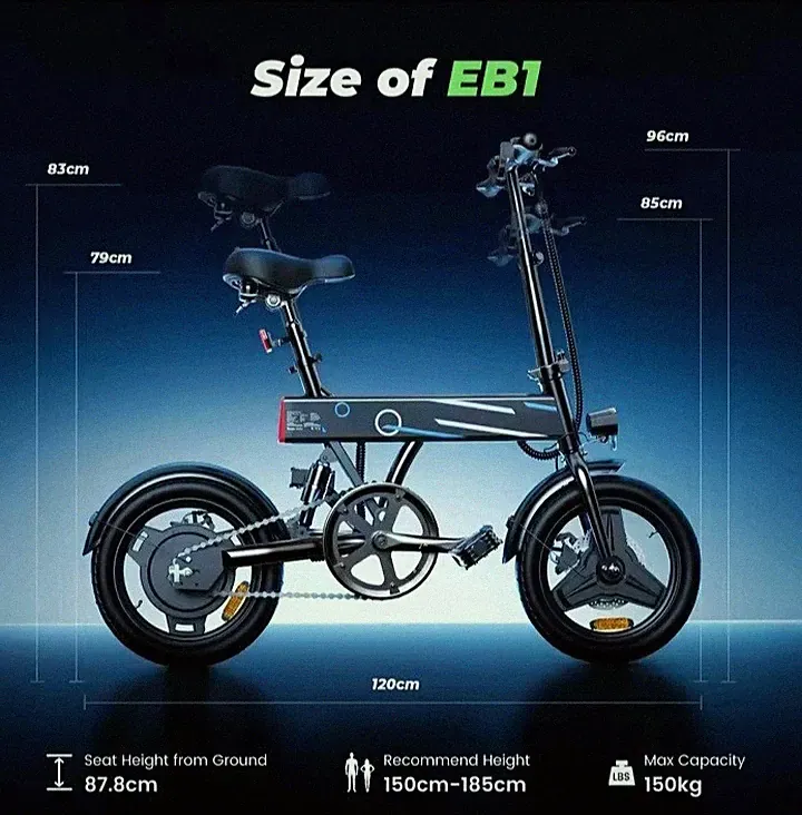E-Bike❤️ Klapprad❤️ 20 Zoll GEFÄHDERT TOP✅️