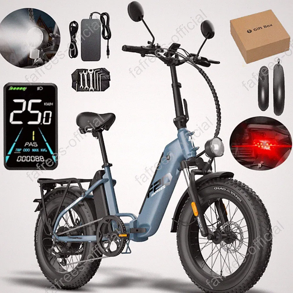 E Mountainbike 20 Zoll E Bike Pedelec Cityräder Elektrofahrrad 48V 24Ah Klapprad