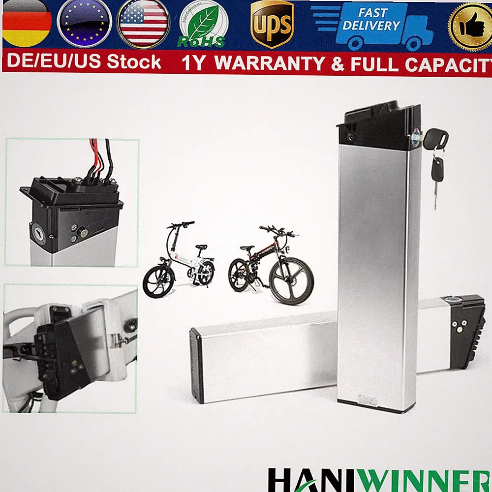 Ebike Akku 48V 10Ah Zusammenklappbare Elektrofahrrad Li-Ion Battery für Samebike