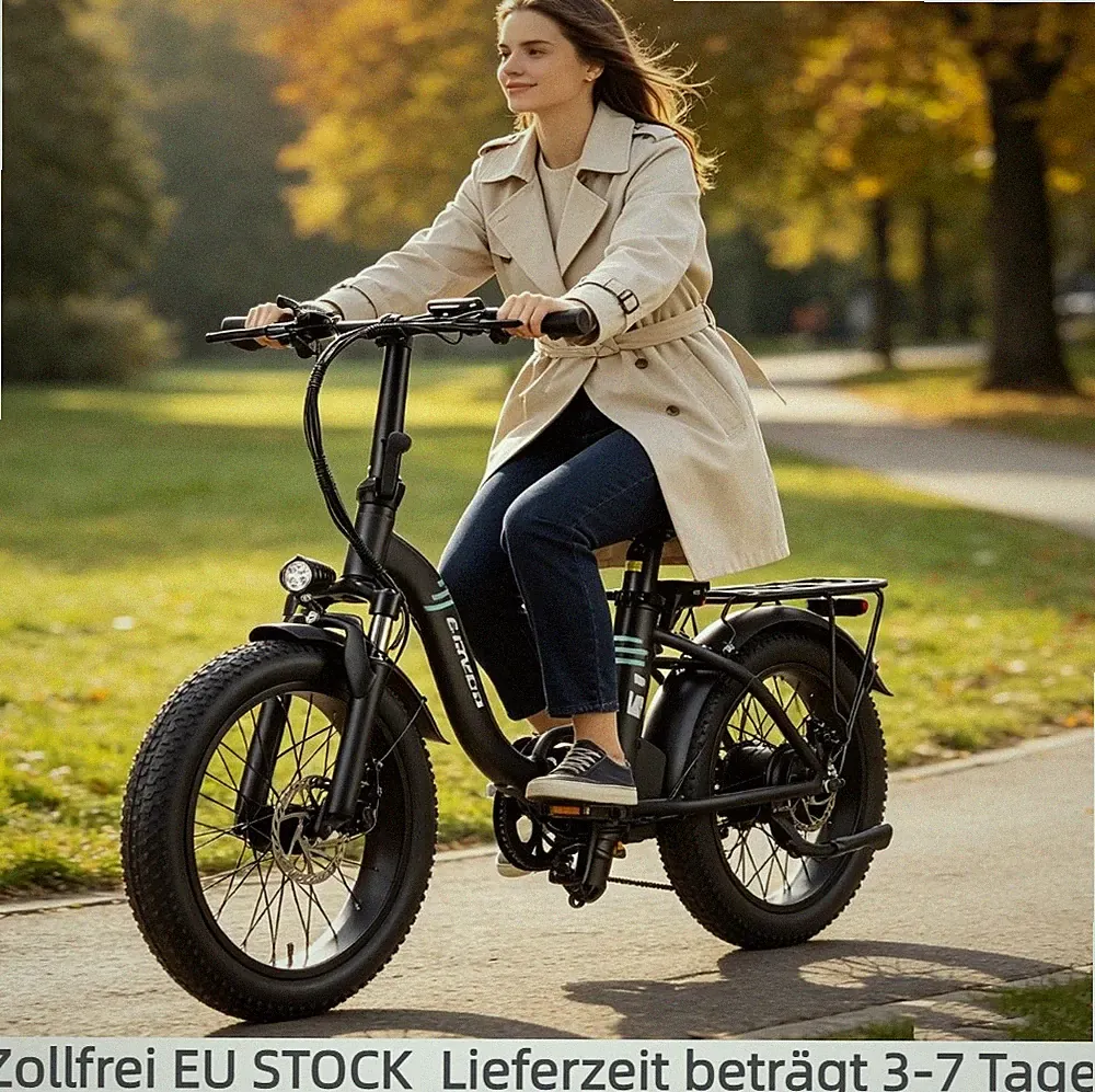 EBYCCO 20 Zoll E-Bike 250W10.4AH Klapprad Elektrofahrrad Pedelec Shimano 7 Gänge