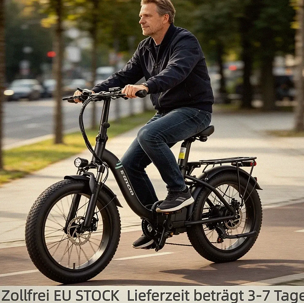 EBYCCO Klapprad Elektrofahrrad 250W10.4AH 20 Zoll E-Bike Pedelec Shimano 7 Gänge