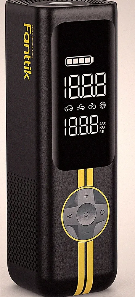 Elektrische Luftpumpe 150PSI - Tragbar, schnell, für Auto, E-Bike, Motorrad