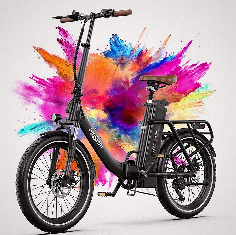 Elektro-Klapprad ONESPORT OT16-2 E-Bike 48V 250W 20 Zoll Elektrofahrrad EAPC