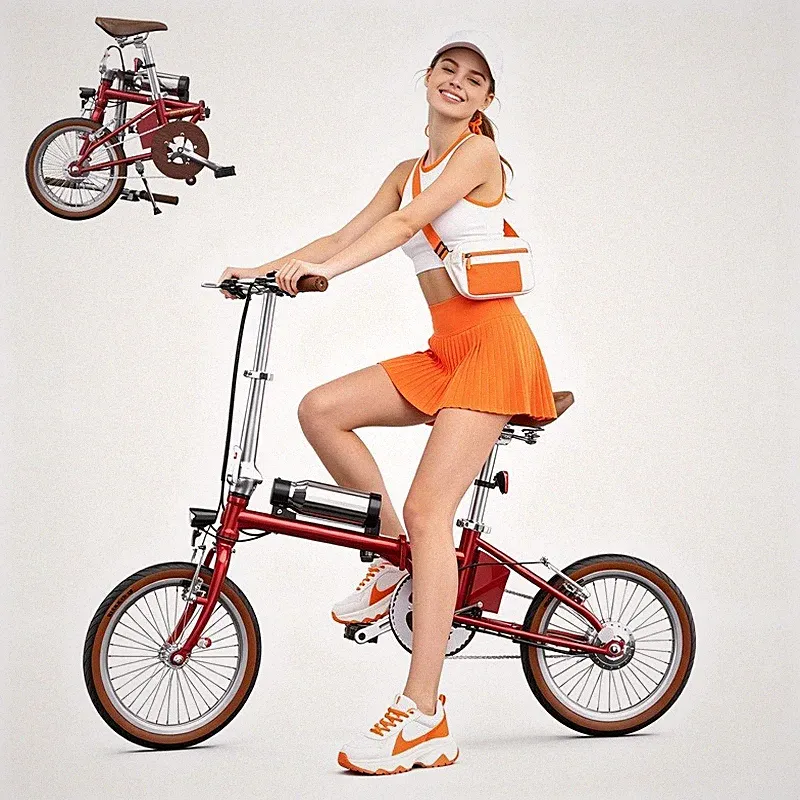 Elektrofahrrad 16'' Klapprad City E-Bike 250W Pedelec 5.2Ah Cityräder 25km/h