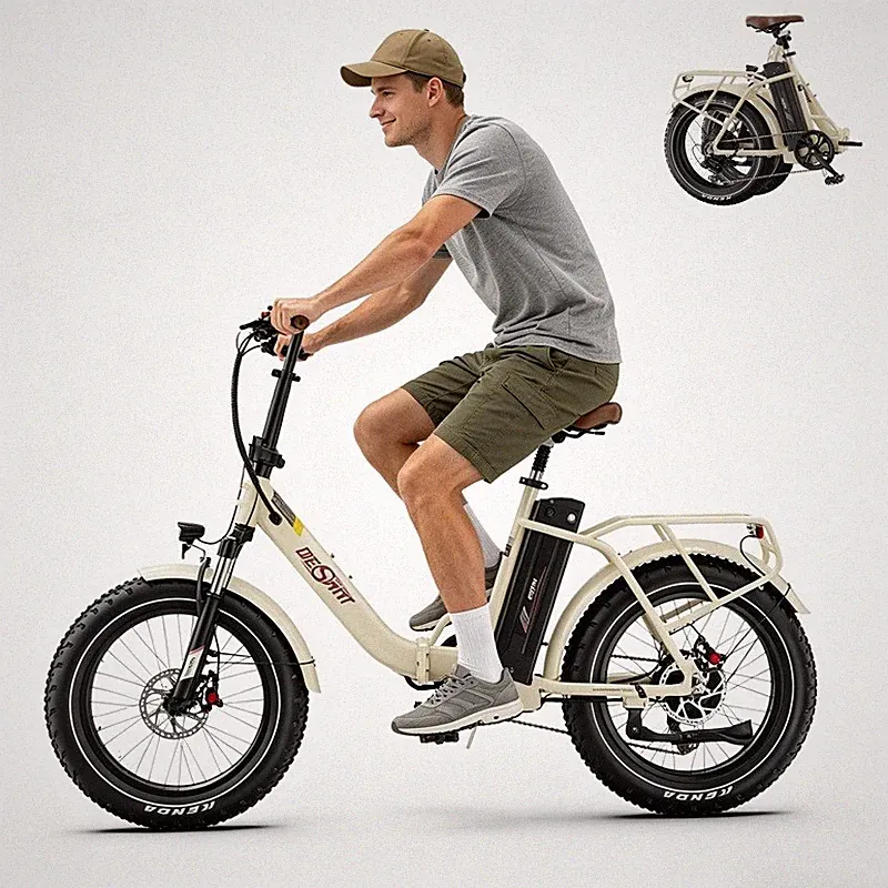 Elektrofahrrad 18Ah City E-Bike 500W Klapprad 20'' E-Mountainbike 7 -Gänge