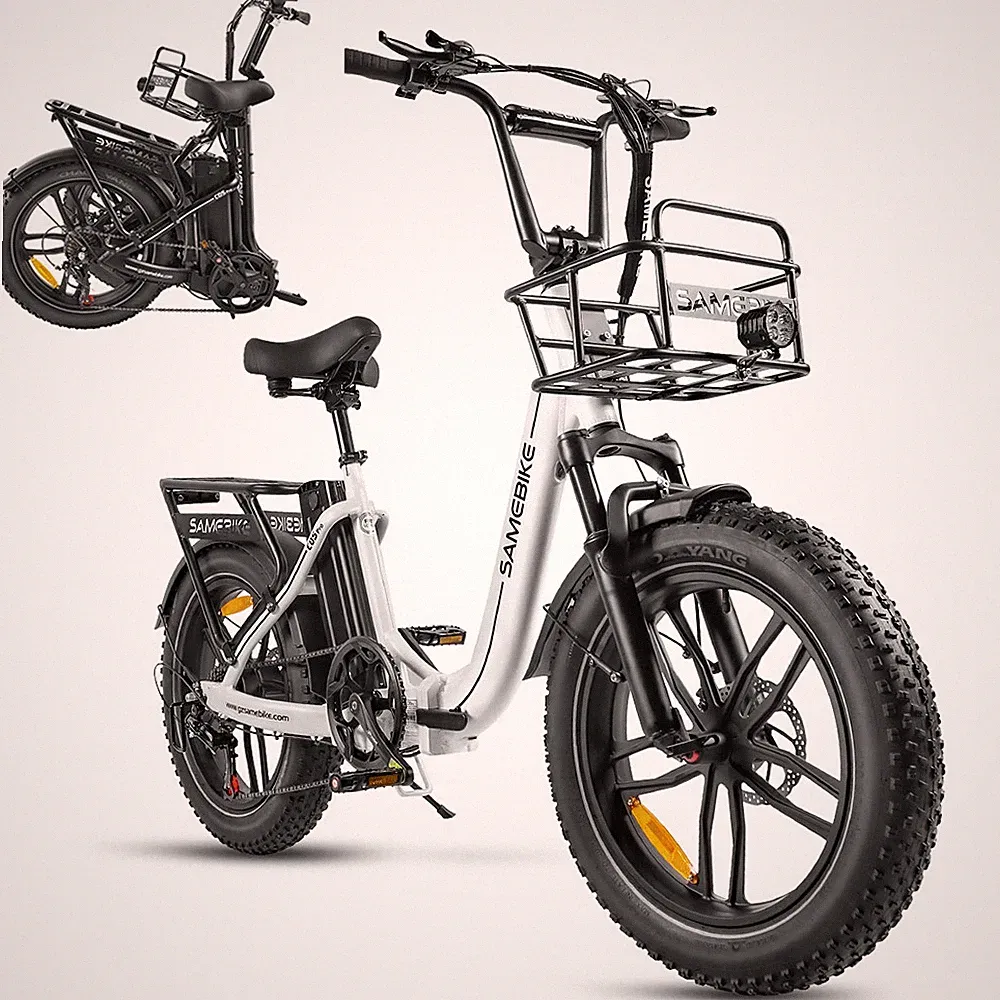Elektrofahrrad 20'' 4.0 Fat Reifen City E-Bike13Ah Klapprad Cityräder Pedelec