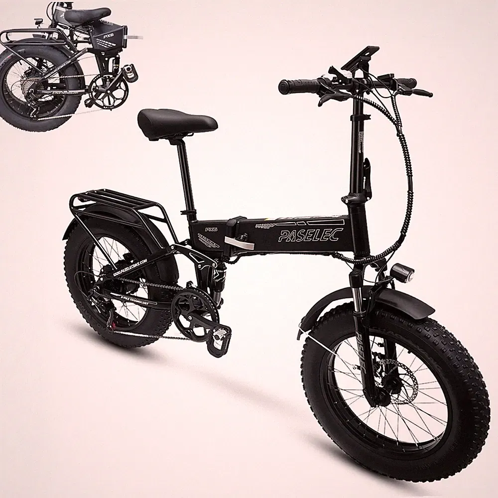 Elektrofahrrad 20" 4.0 Fat Tire Klapprad 1000W 12Ah City E-Bike Pedelec 25km/h