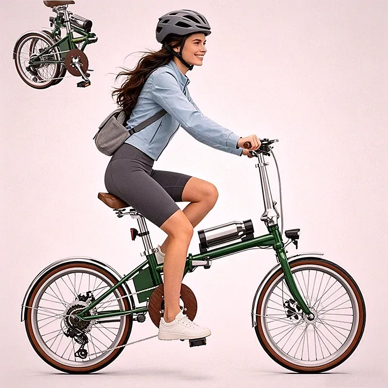 Elektrofahrrad 20'' City E-Bike 250W Pedelec 5.2Ah Klapprad Shimano 7-Gänge