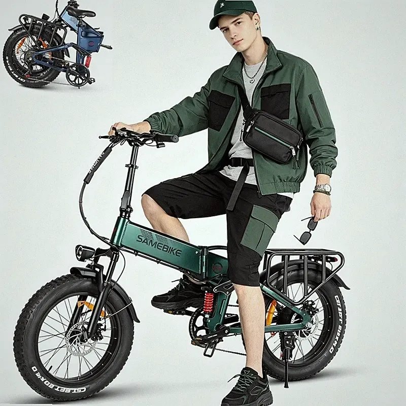 Elektrofahrrad 20'' Klapprad City E-Bike 48V Pedelec E-Mountainbike 15Ah 7-Gänge
