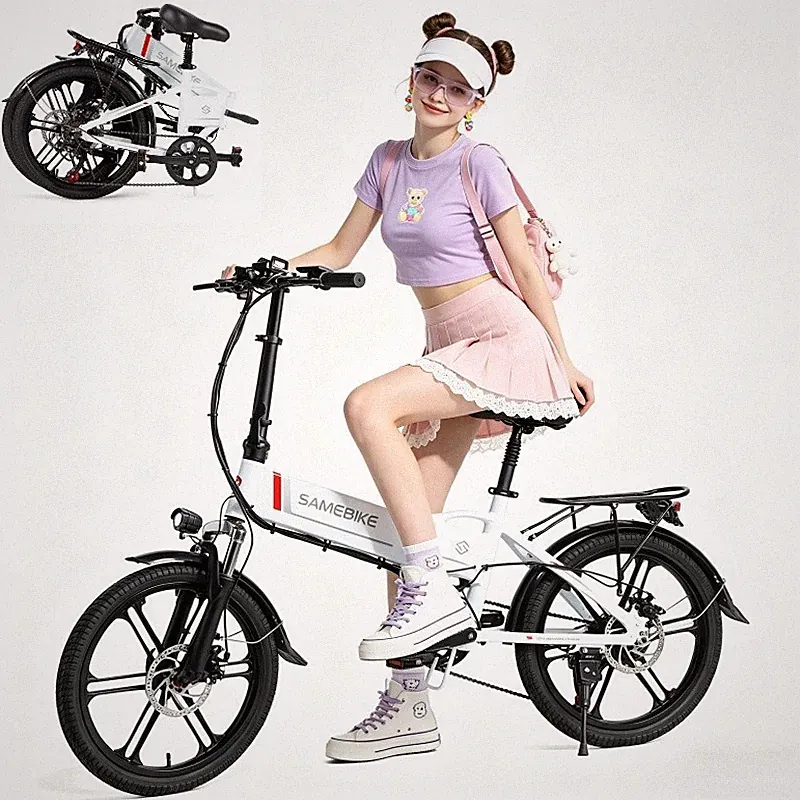 Elektrofahrrad 20" Klapprad Faltbares City E-Bike 350W Pedelec E-Bike 48V/10,4Ah