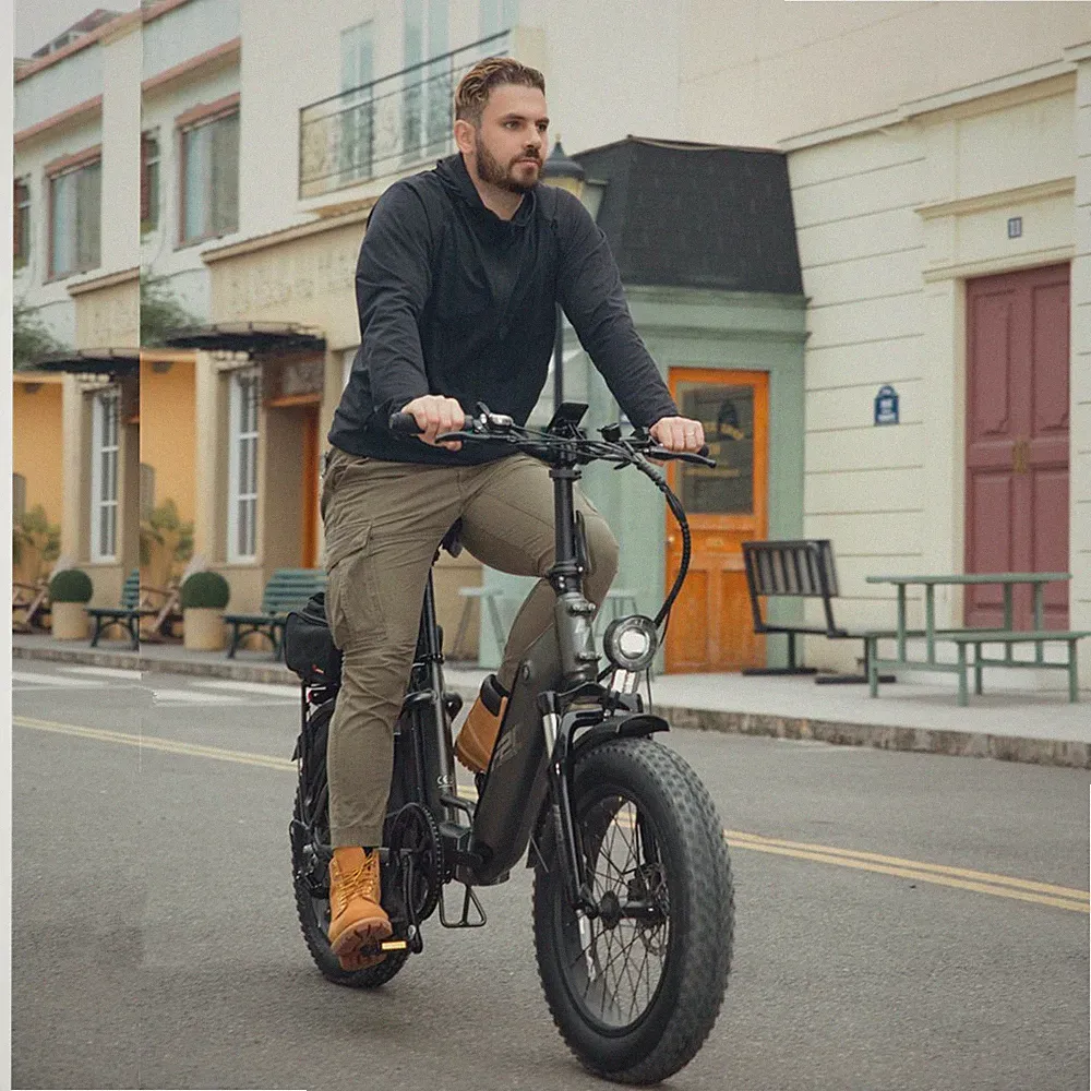 Elektrofahrrad 20 Zoll E-Bike Pedelec Mountain E-Bike Klapprad Cityräder 48V24Ah