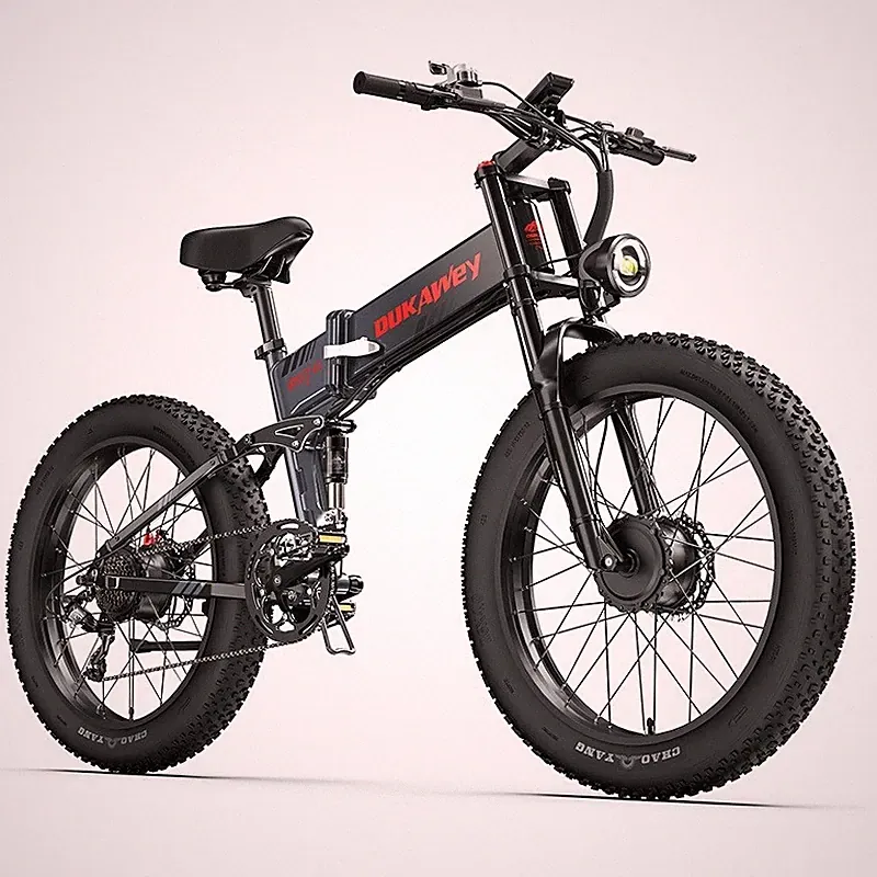 Elektrofahrrad 2000W 17,5Ah Klapprad City E-Bike 26'' Pedelec MTB E-Bike 7-Gänge