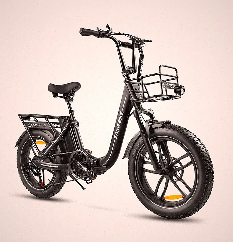 Elektrofahrrad 36V13Ah Klapprad 500W 20Zoll Fatbike E-Bike Range 90KM Damen