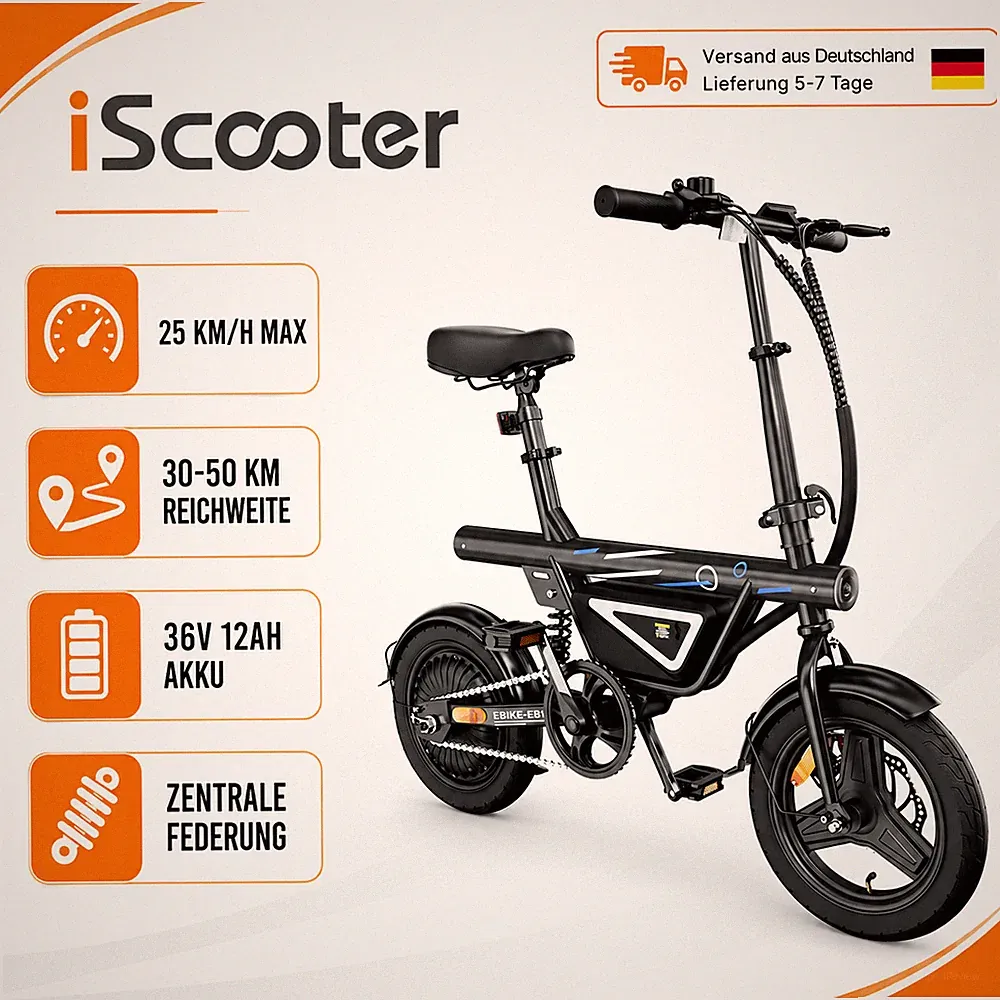 E-Bike Klapprad Eigenschaften