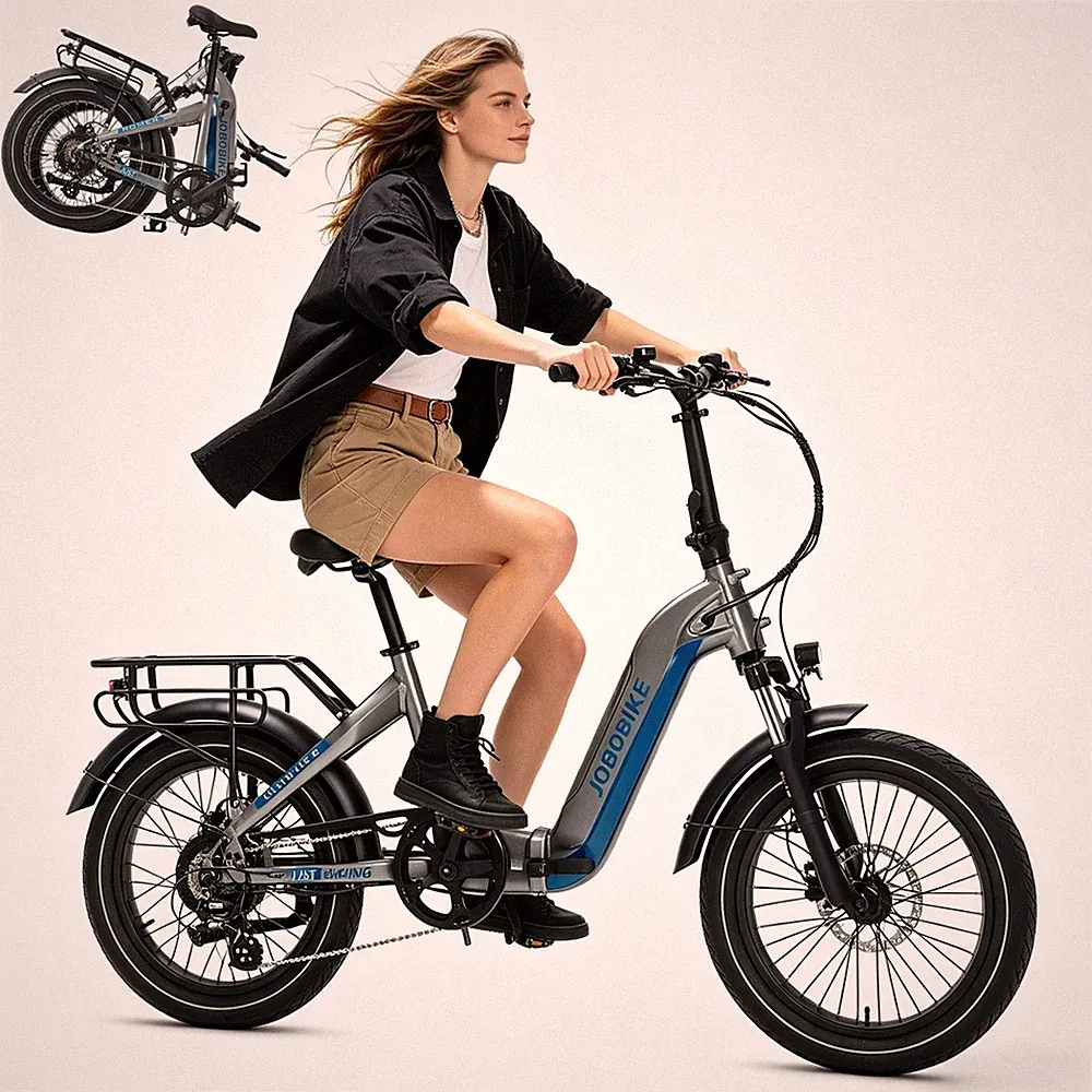 ELEKTROFAHRRAD KLAPPRAD 20 X 3,0 ZOLL 15AH CITY E-BIKE 150KM PEDELEC 7-GÄNGE