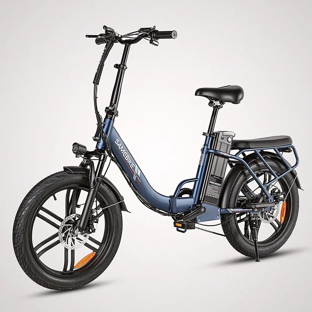 Elektrofahrrad mit Krob 250W 36V/15Ah 20 Zoll Klapprad City E-bike 3.0 Fatbike
