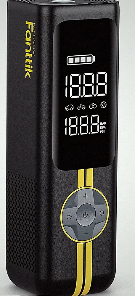 Elektronische Luftpumpe 11,1V 10,3BAR 150PSI Tragbar Kompressor für Auto E-Bike